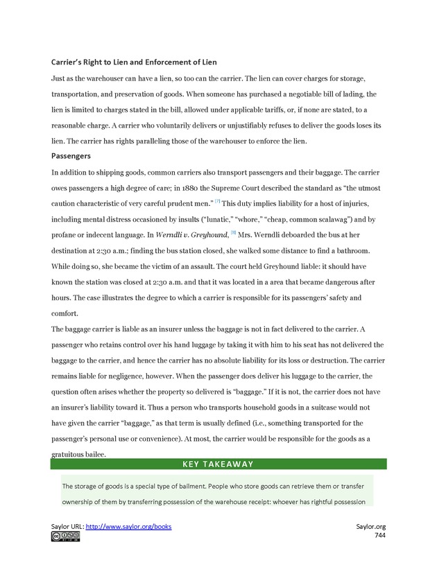 Business Law and the Legal Environment - Page 744